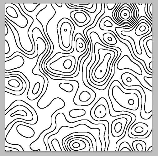 用ps设计等高线效果的背景图片