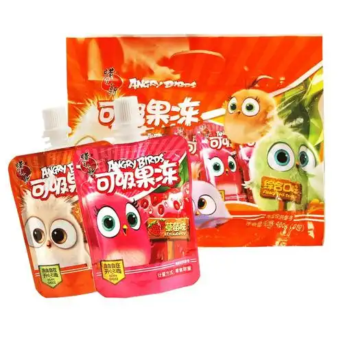 满45元免邮蜡笔小新可吸果冻48