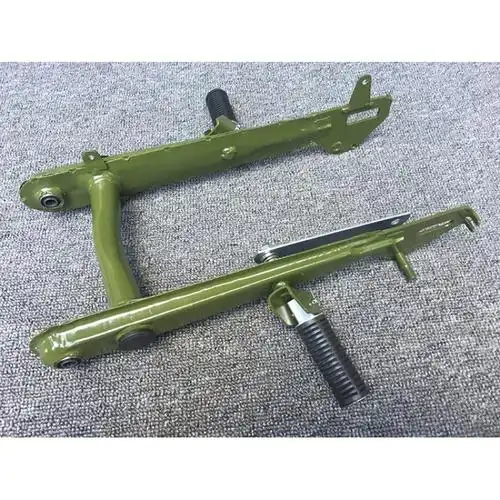 适用于嘉陵70摩托车配件后平叉jh70摇架总成 平行架 jh70加厚后平叉