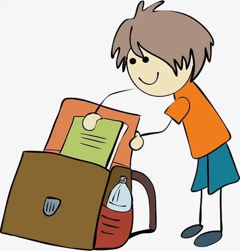 大班幼儿习惯养成之整理书包