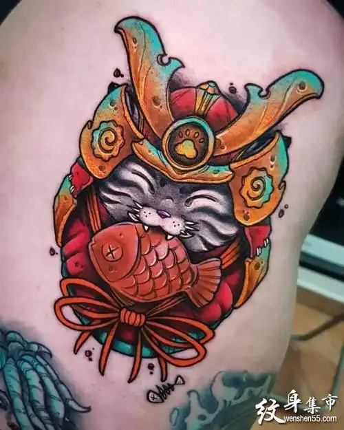 达摩蛋纹身手稿图案