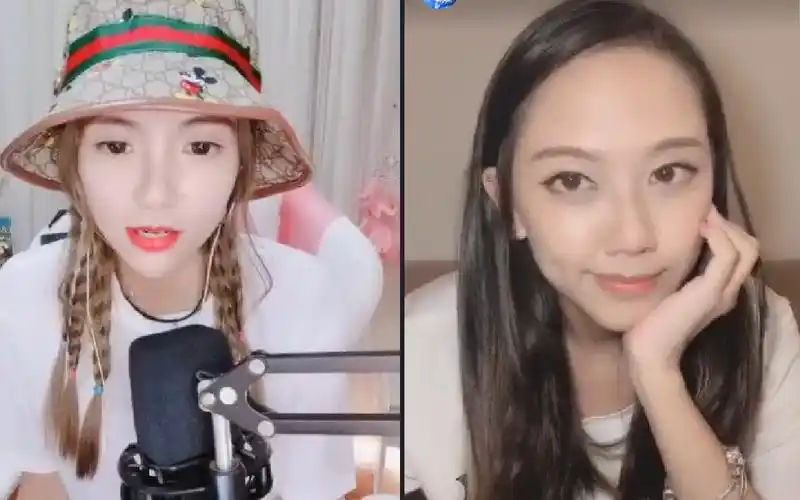 卓鸣周诗涵七朵组合20201016卓鸣抖音直播与周诗涵连麦碰面