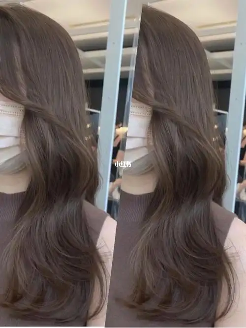 头发是漂过的还是没漂过的都可以染质感嘎嘎棒特别97特别有质感的冷