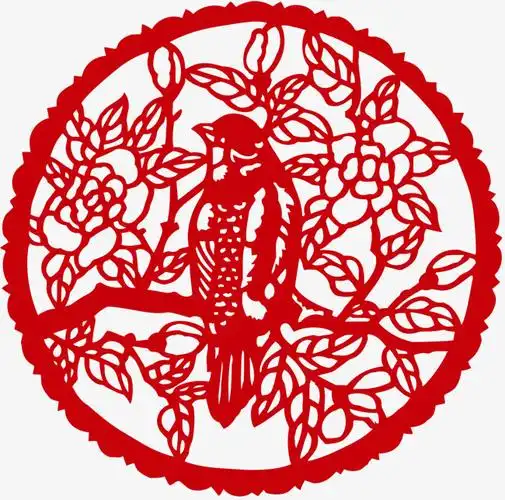 剪纸【高清装饰元素png素材】-90设计