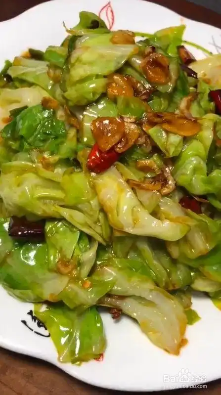 清炒包菜的做法