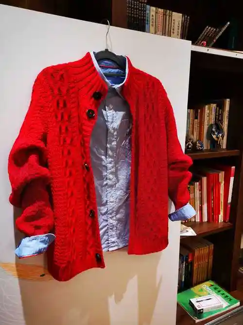 男童棒针阿兰花样圆领长袖开衫 -编织教程-编织人生