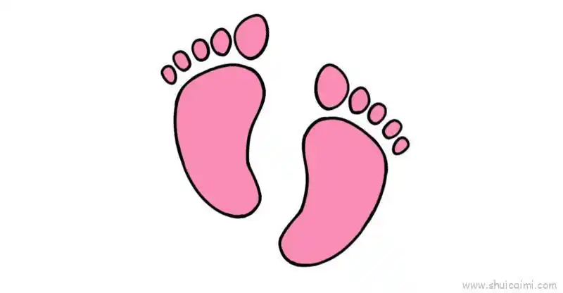 脚印简笔画画法图解这是一篇解决脚印简笔画怎么画的内容,让你画脚印