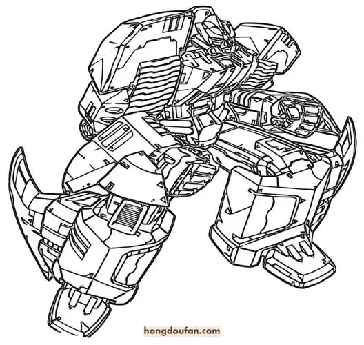 12张男孩子们最喜欢的变形金刚卡通涂鸦简笔画