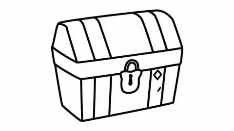 diy趣味宝箱彩绘着色