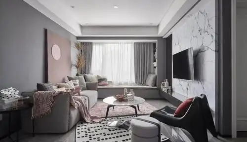 客厅阳台做飘窗柜,你见过吗?这样设计不但美观还实用!