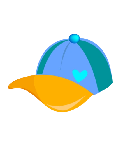 帽子卡通拼色鸭舌帽