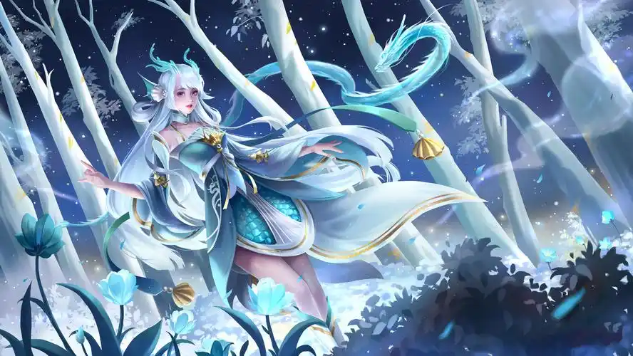 西施游龙清影皮肤壁纸图片 同人