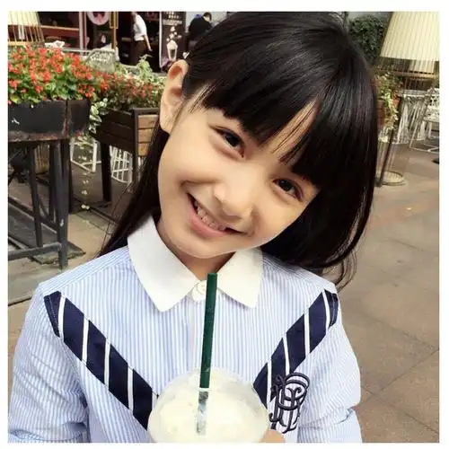 一刀齐儿童刘海假发片女空气刘海小女孩礼服裙搭公主发饰写真拍照