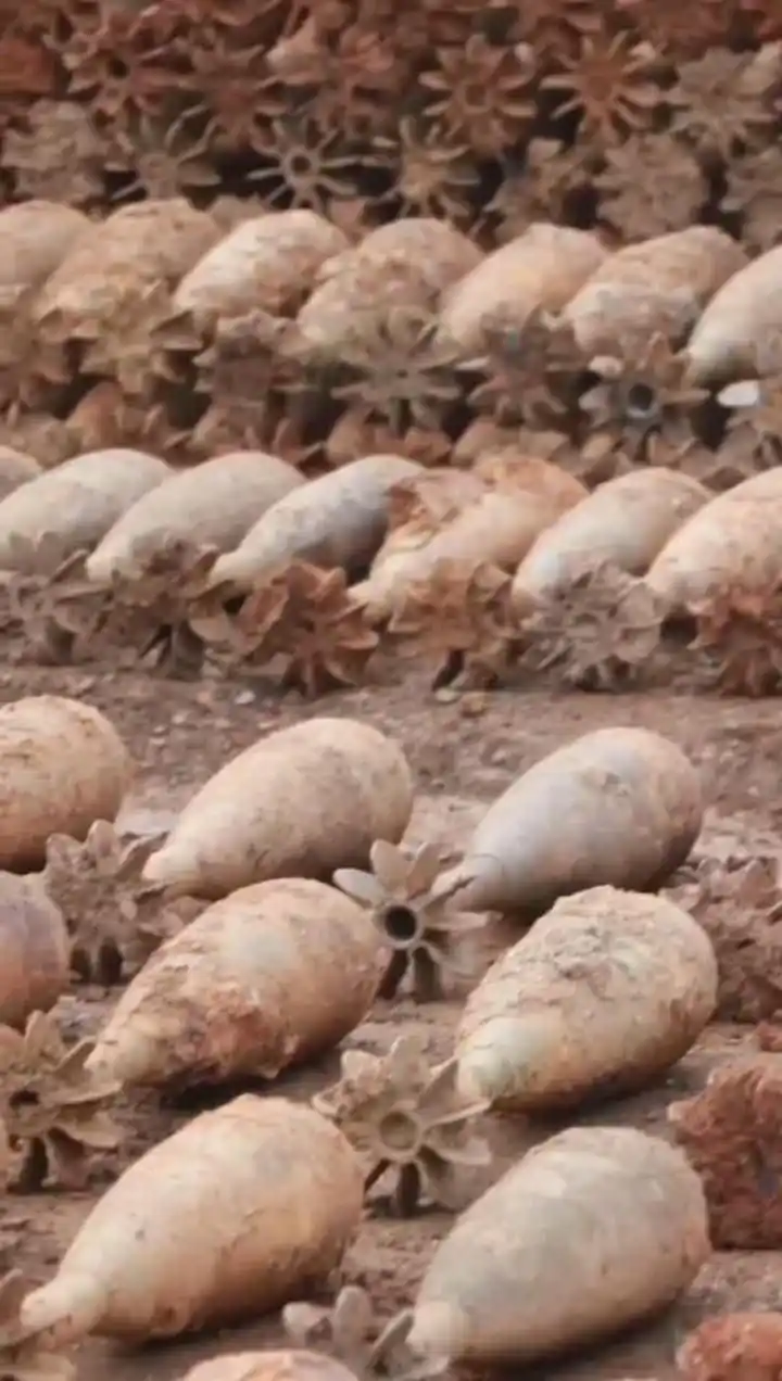 来看看当年中越边境埋下了多少地雷,各式各样的都有,数量庞大!