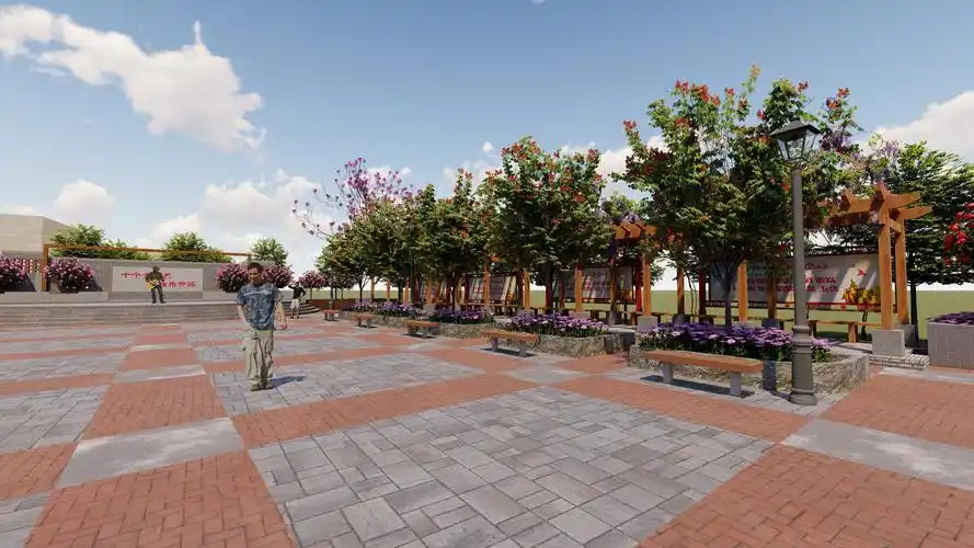 乡村广场|空间|景观设计|思言敬事 - 原创作品 - 站酷 (zcool)