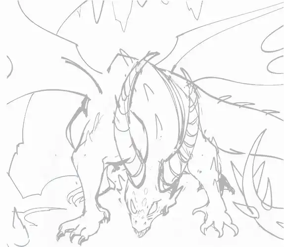 画西方龙怎么画简单教你5个步骤画西方龙的方法