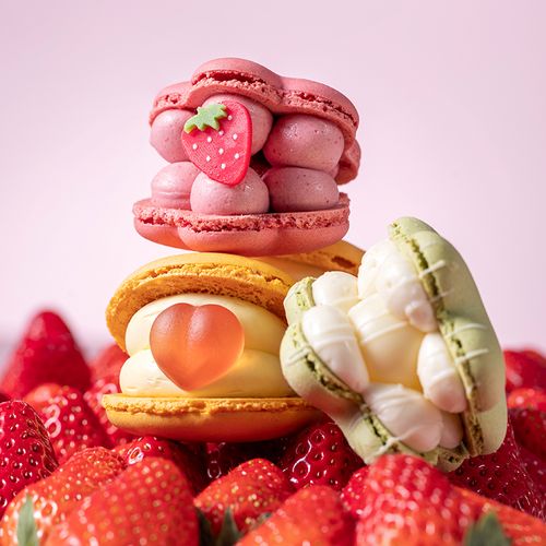 歌德食品马卡龙蛋糕花花点心礼物生日烘焙送女友零食甜品下午茶