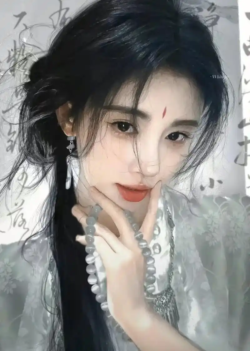 鞠婧祎 #古风 #p图 图是p的,不过不是我p的,是在别人 - 抖音