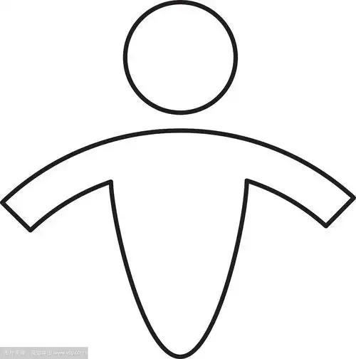 人形剪影孤立图标