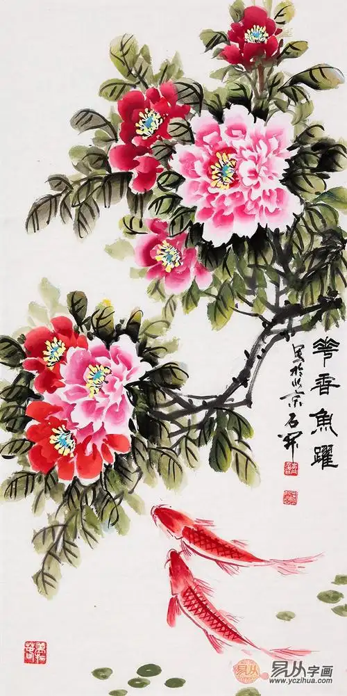 唯有牡丹真国色,"写意牡丹王"石开艺术赏谈_作品