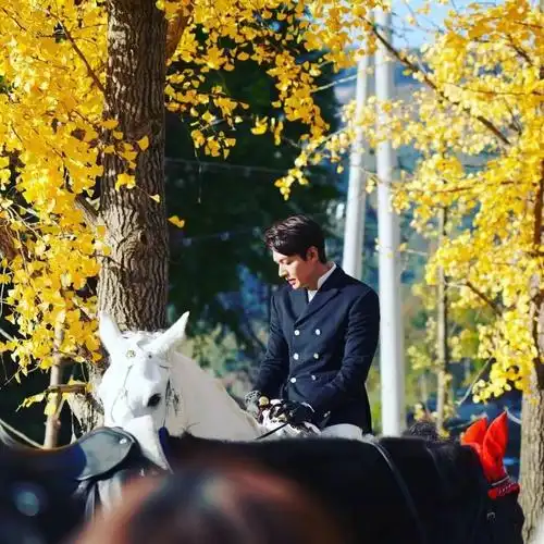 这太可以了!李敏镐新剧路透照曝光 身骑白马深情款款