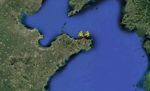卫星上看山东威海:一座美丽的滨海城市