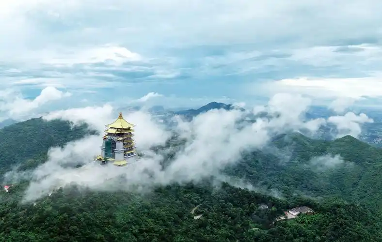 药师佛国,琉璃世界,东方山云海可谓天下奇观 何戈 摄.jpg