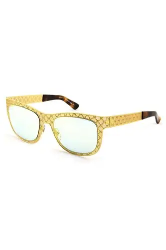 古驰 金色镜框 超薄镂空 精美时尚 女士太阳镜 zq gg4266ddboj1