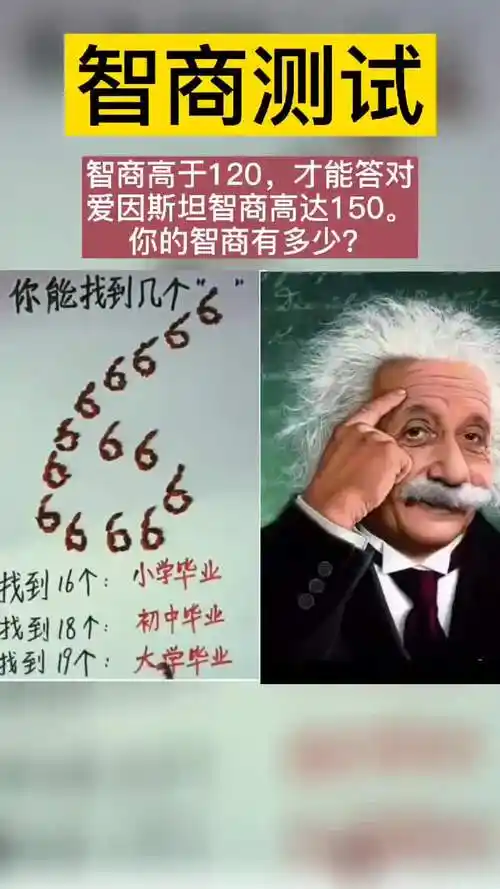 来看看你的智商有多高!