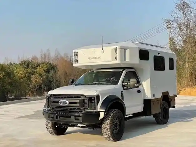 2024款福特f550阿莫迪罗越野房车对于一台这种吨位的房车来说,f150