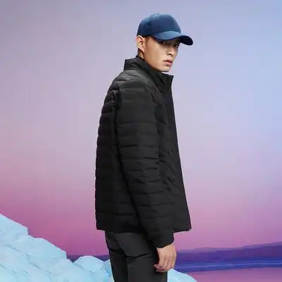 推荐理由:hla/海澜之家舒适立领保暖羽绒服2020冬季新品简约外套男