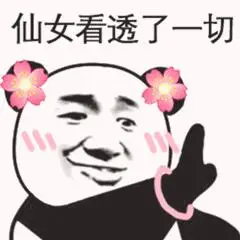 仙女看透了一切 熊猫头表情包