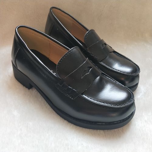 出口日本中小学生男女儿童真皮鞋子制服校服cosplay大码皮鞋