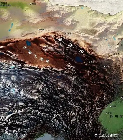 3d中国地形,看山河大势