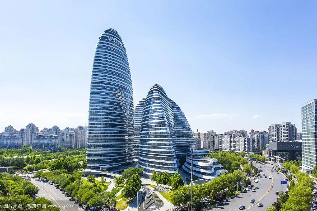 北京现代建筑望京soho