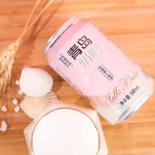 【青世家】青岛奶啤啤酒乳酸菌饮料300ml*6罐