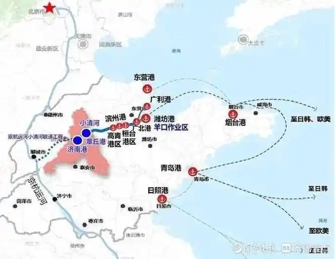 探访小清河复航第一港济南港:首批货将进港,沿线航运持续壮大