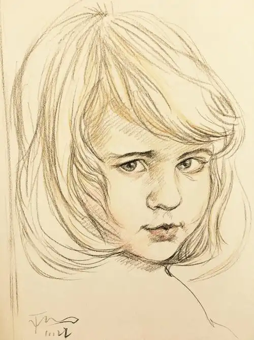 人物肖像|纯艺术|素描|lv815602 - 原创作品 - 站酷 (zcool)