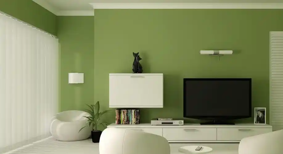 绿色装修壁纸效果图