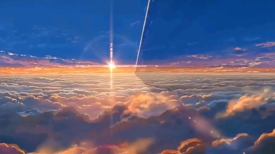 《你的名字.》再看一遍还是会哭的程度.