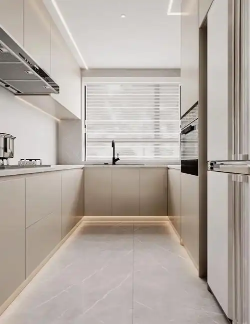 4平米u型厨房设计图,4平方小厨房装修效果图大全