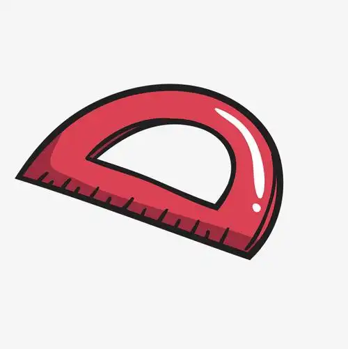 矢量矢量卡通手绘尺子用具免抠图png