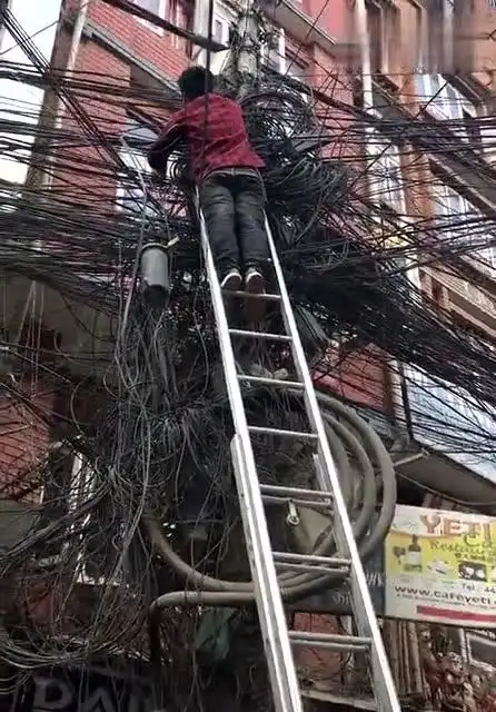 必须是印度!你们能分清这样的电线吗?