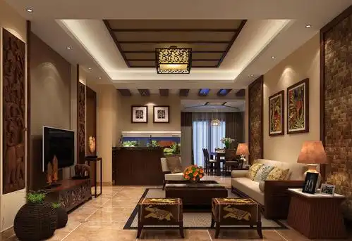 和信广场 东南亚风格装修效果图_和信广场 东南亚风格装修样板间_保障