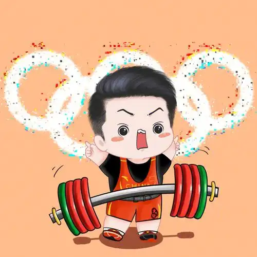 给运动员画头像q版石智勇