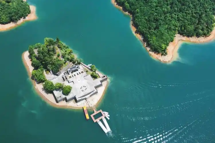 安徽黄山太平湖国家湿地公园景色秀美面积相当于17个杭州西湖