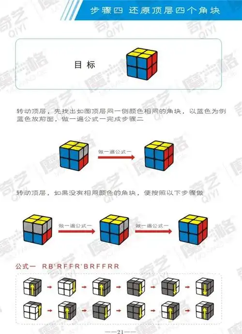 小哈维二阶魔方教程