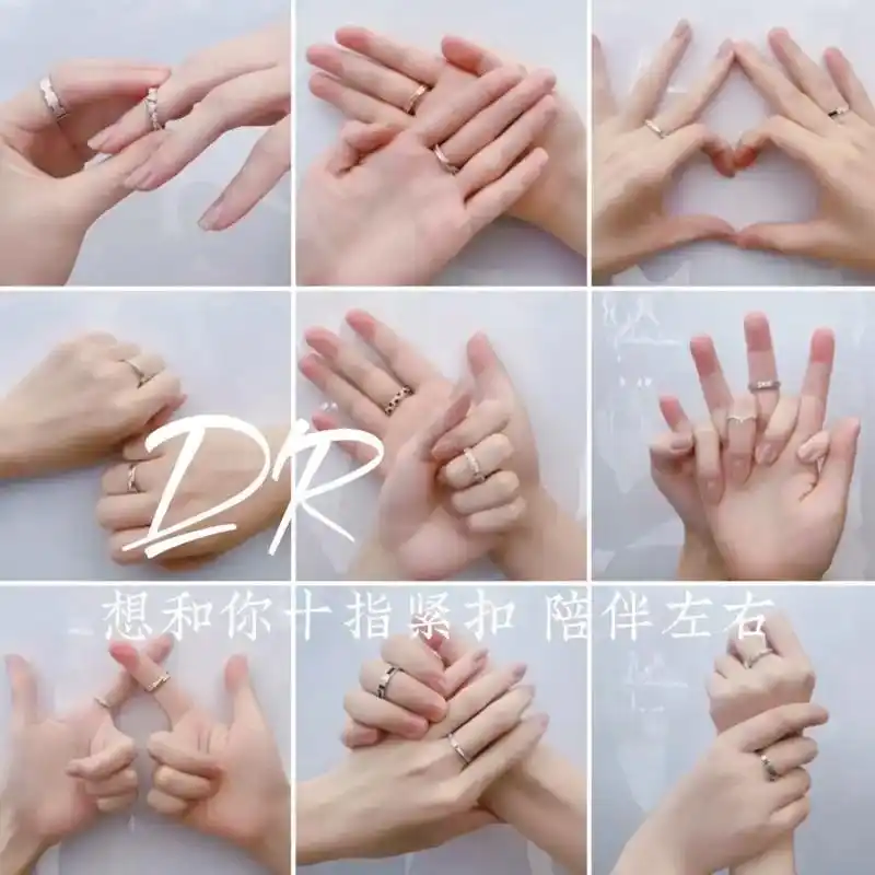对戒是留存于指间的浪漫 想和你十指紧扣 陪伴左右 快和另一伴 - 抖音
