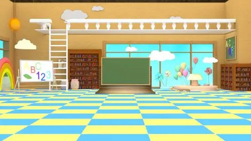 多彩儿童课堂 | datavideo virtualset 虚拟背景素材网
