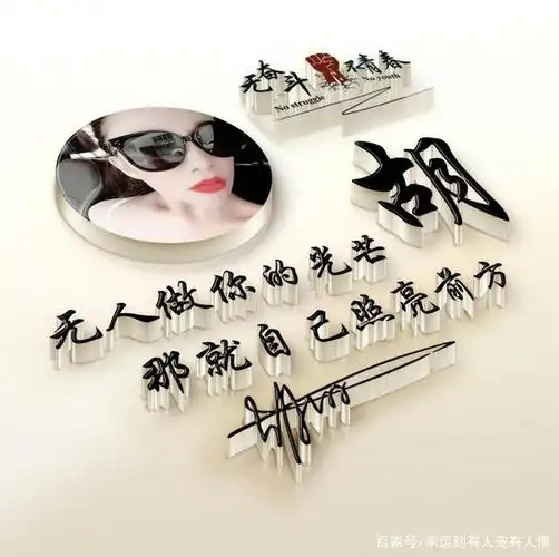 2021您的微信头像做好了,金属质感十二生肖签名头像,有你的吗?